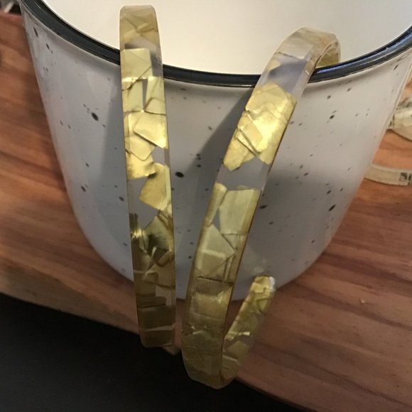 Gold sequins Skinny Bracelet - Picture 1 of 3